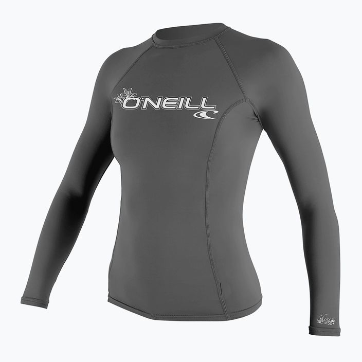 Damen Schwimmen Shirt O'Neill Basic Skins Rash Guard schwarz 3549