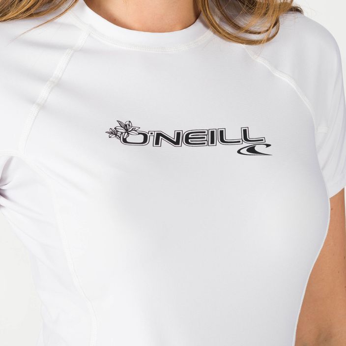 O'Neill Basic Skins Damen Schwimmen Shirt weiß 3548 4