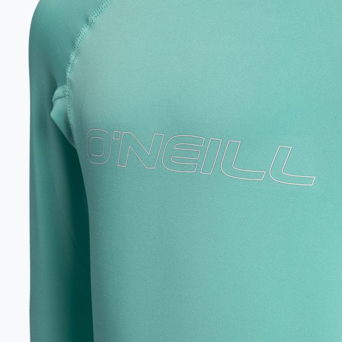 Men's O'Neill Basic Skins Rash Guard Langarm-Schwimm-Shirt grün 3346 3
