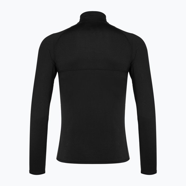 Herren Surfanic Bodyfit Zip Neck Thermo-Sweatshirt schwarz 5
