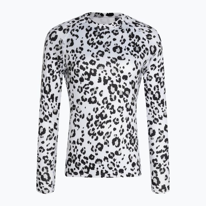 Women's Surfanic Cozy Limited Edition Thermal Longsleeve Crew Neck snow leopard 4