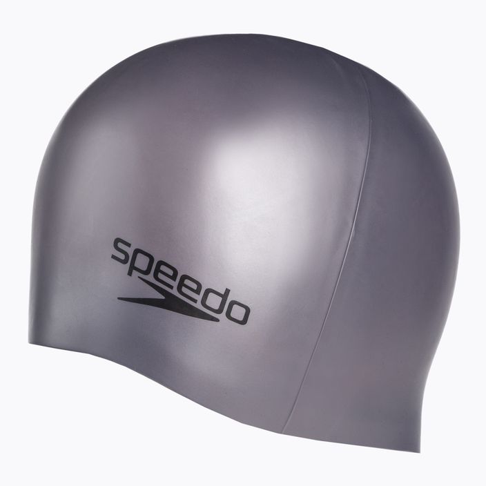 Badekappe Speedo Plain Moulded Silicone silber 68-7984 2