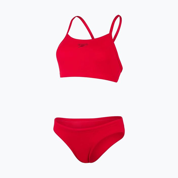 Speedo Essential Endurance+ Thinstrap Bikini Damen zweiteiliger Badeanzug rot 126736446 5