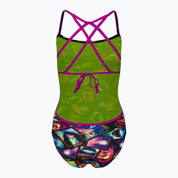 Speedo Damen Badeanzug einteilig Neon Freestyler F397 Farbe 11714F397 8