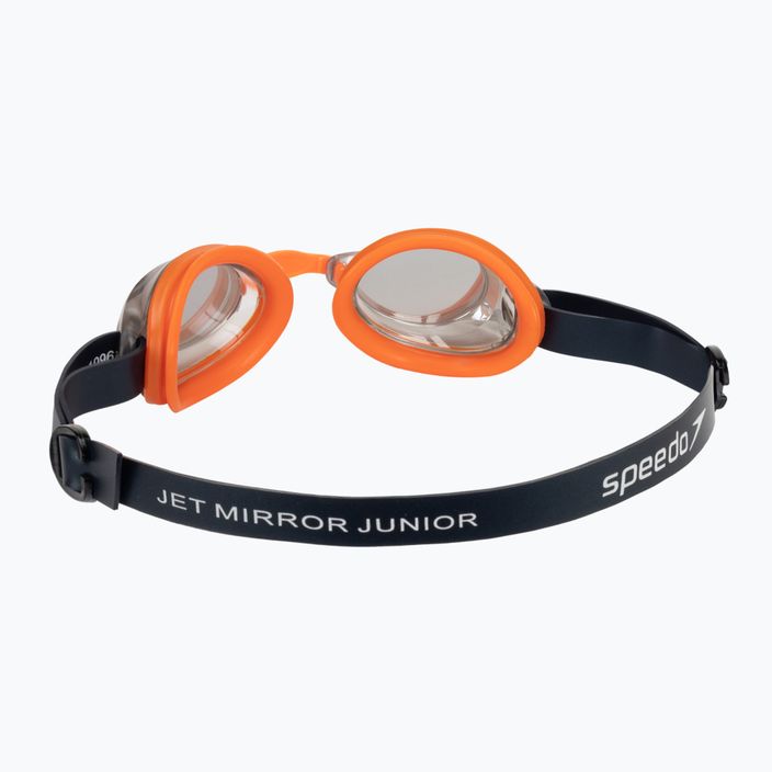 Speedo Jet Mirror Junior Kinder Schwimmbrille schwarz 8-12636 4