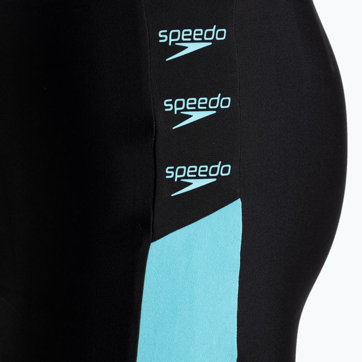 Herren Speedo Boom Logo Splice Schwimm-Boxershorts schwarz 12823F888 3