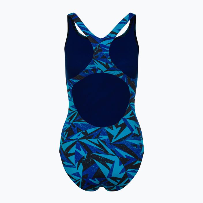 Speedo Hyperboom Allover Medalist Damen Badeanzug einteilig blau 68-12199G719 2