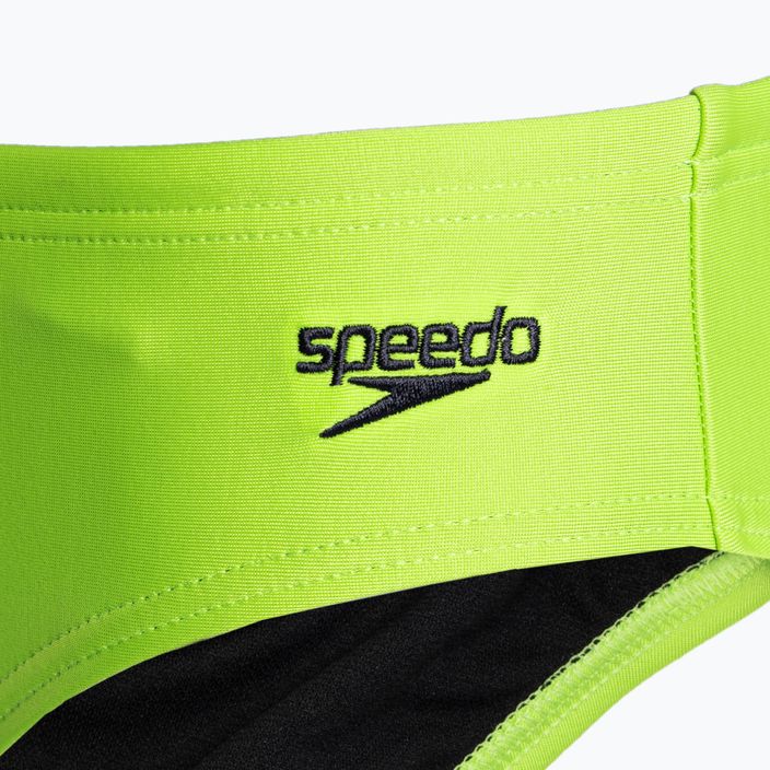 Speedo Logo Slip Kinder Badehose grün 68-05533G694 3