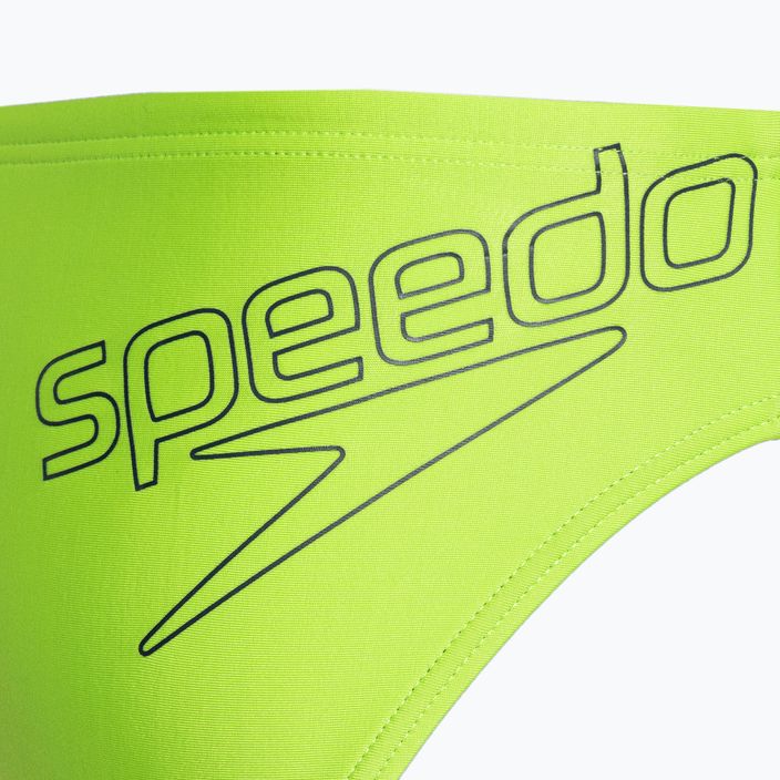Speedo Logo Slip Kinder Badehose grün 68-05533G694 4