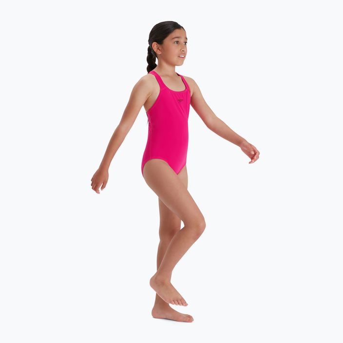 Speedo Eco Endurance+ Medalist Kinder-Badeanzug einteilig rosa 8-13457B495 6