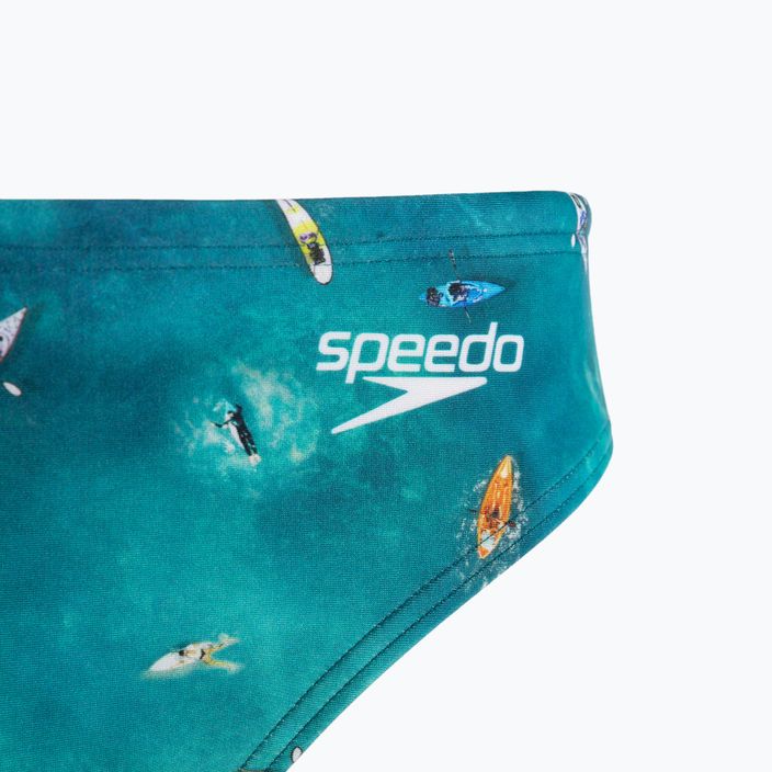 Herren Speedo Escape 5cm Brief Schwimmslip blau 68-13452G662 3