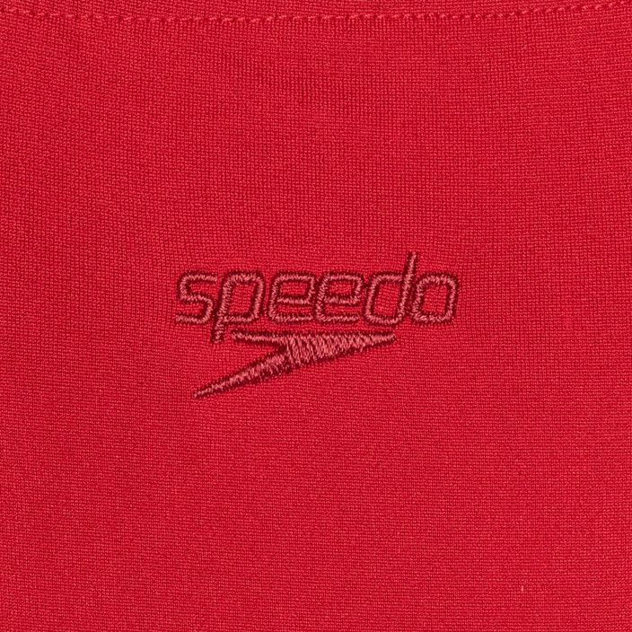 Speedo Eco Endurance+ Medalist roter einteiliger Badeanzug für Kinder 3