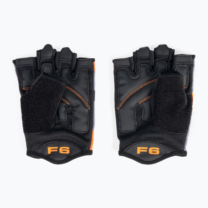 Fitness-Handschuhe RDX Sumblimation F6 schwarz-orange WGS-F6O 2
