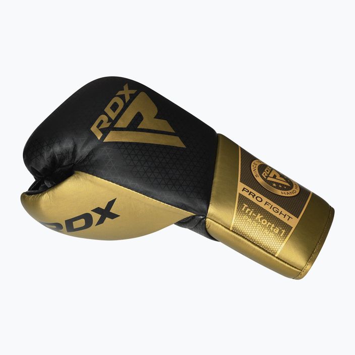 RDX K1 Mark Pro Fight Boxing goldene Boxhandschuhe 3