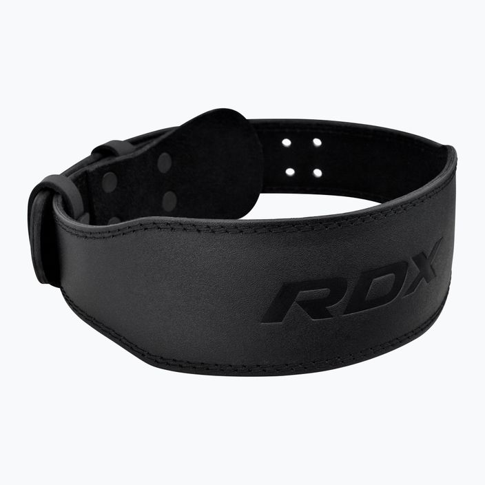 RDX Gewichthebergürtel 4" Leder schwarz 3