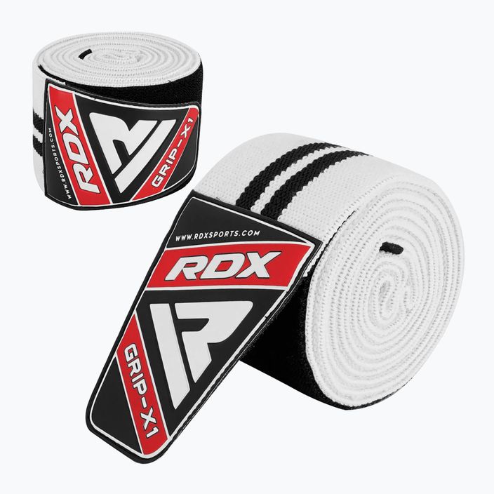 RDX Compression Elastische Kniebandage weiß 3