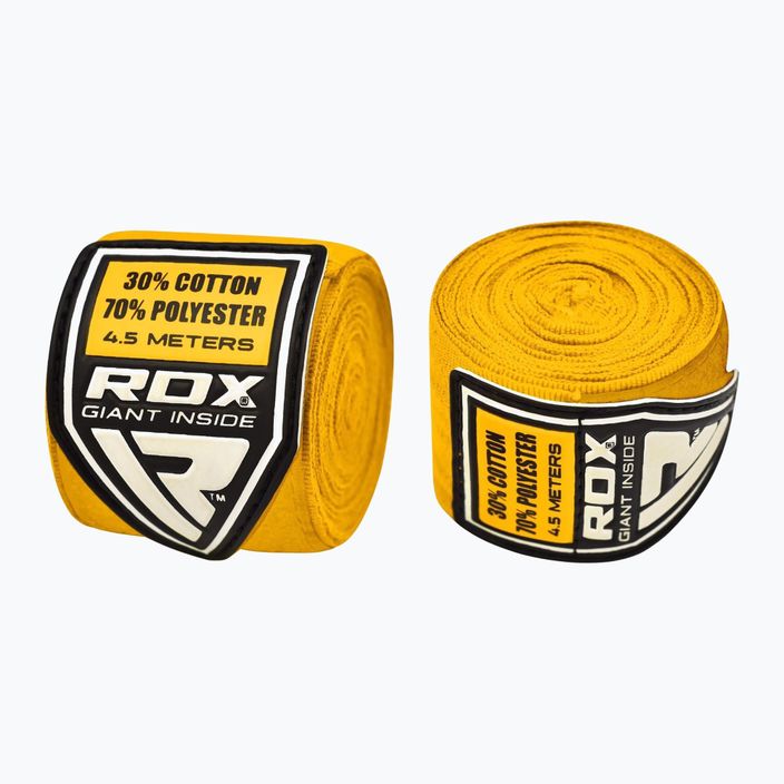 Boxbandagen RDX Hand Wraps Plus gelb 3