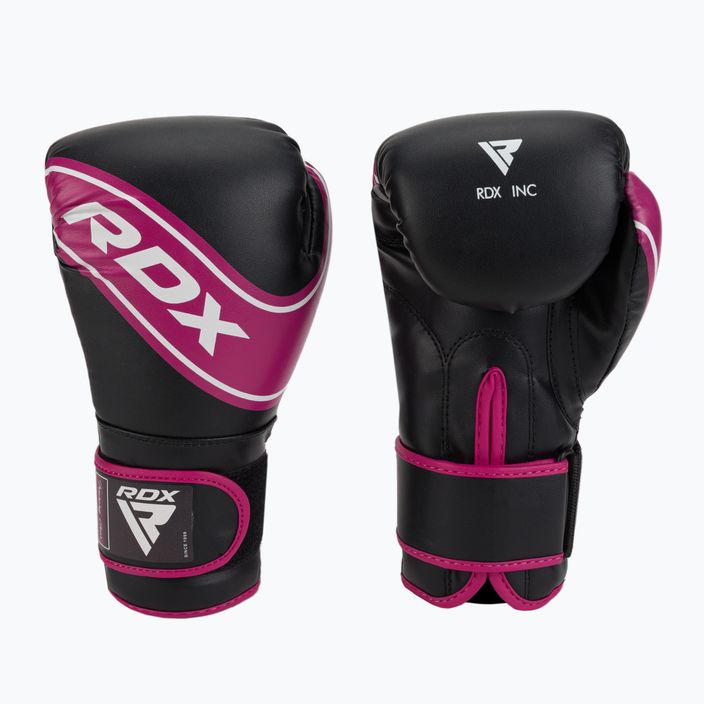 RDX Kinder Boxhandschuhe schwarz und rosa JBG-4P 5