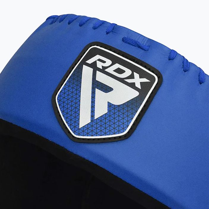 RDX Apex Boxhelm Kopfbedeckung mit Nasenschutz Bar blau 5