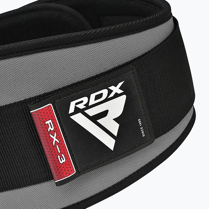 RDX Weightlifting 6" Neopren Gym Gürtel X3 grau 5