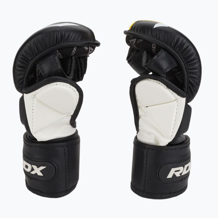 RDX T6 schwarz/gelbe Grappling-Handschuhe GGR-T6Y 4