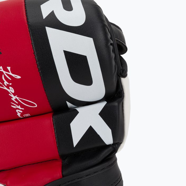 RDX T6 Grappling-Handschuhe schwarz-rot GGR-T6R 5