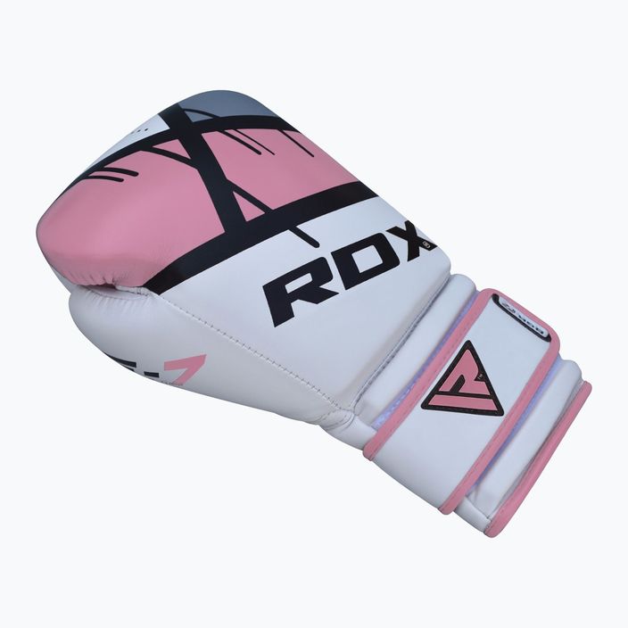 Damen Boxhandschuhe RDX BGR-F7 weiß und rosa BGR-F7P 9