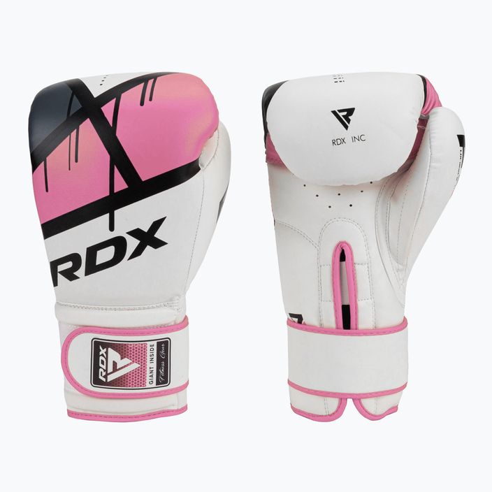 Damen Boxhandschuhe RDX BGR-F7 weiß und rosa BGR-F7P 3