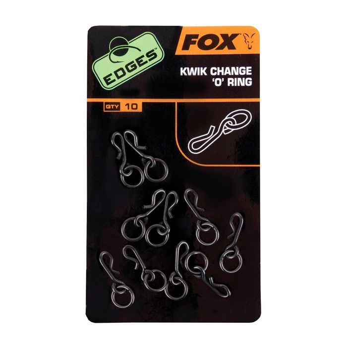 Fox Edges O Ring Kwik Connector Sicherheitsnadeln schwarz CAC493 2