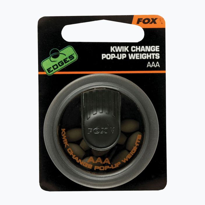 FOX Edges Kwick Change Pop-up Karpfen Gewichte Braun CAC514