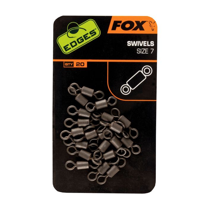 Fox Edges Swivels Standard Karpfenwirbel schwarz CAC533 2