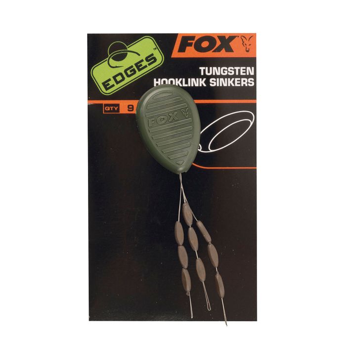 Fox Edges Tungsten Hooklink Sinkers Karpfen Gewichte braun CAC585 2