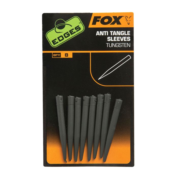 FOX Edges Tungsten Anti-Tangle Sleeve Radiergummis 8 Stück grau CAC630 2