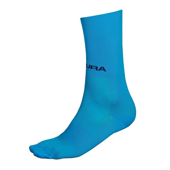 Fahrrad Socken Herren Endura Pro SL II hi-viz blue 2