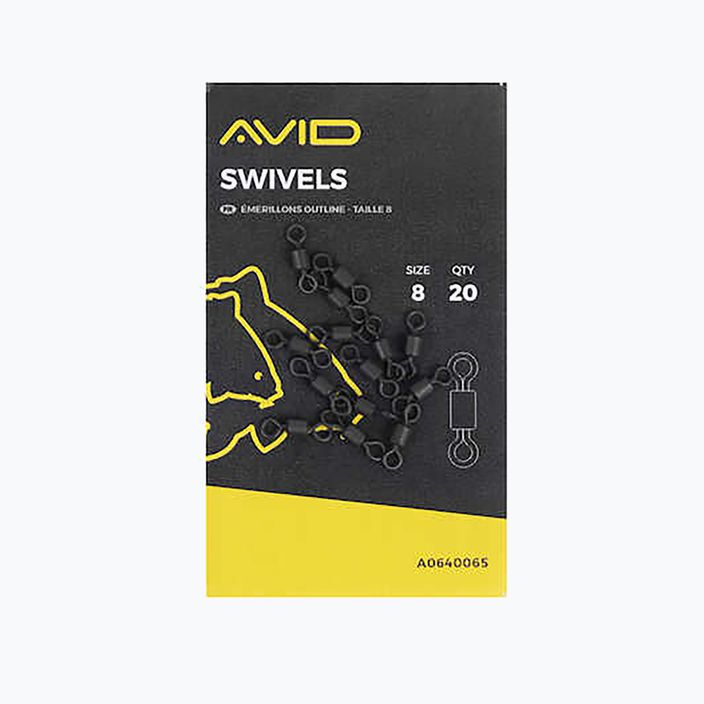 Avid Carp Swivels schwarz A0640065 2