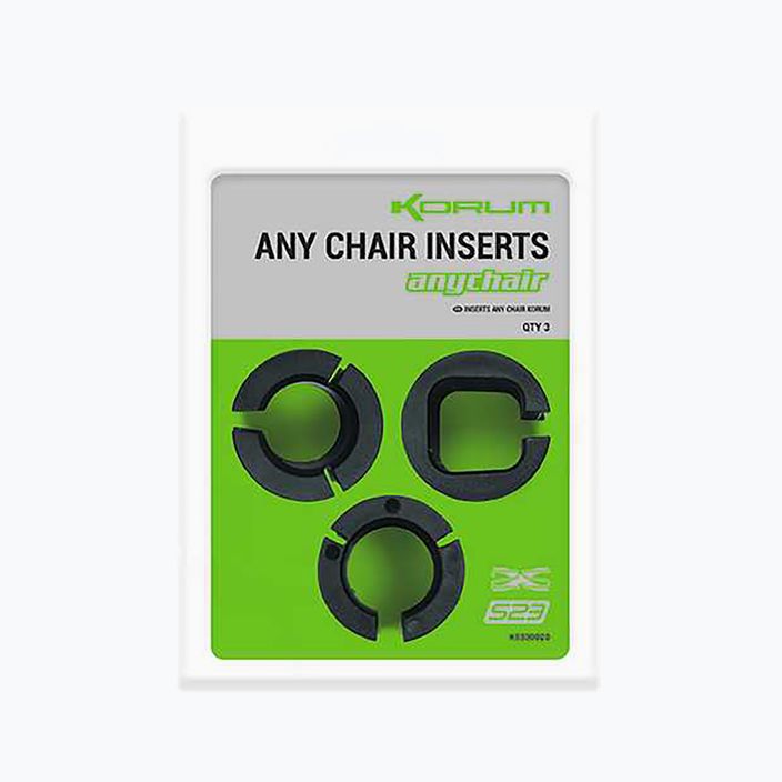 Adapter für Korum Any Chair Angelstuhl Einsätze schwarz