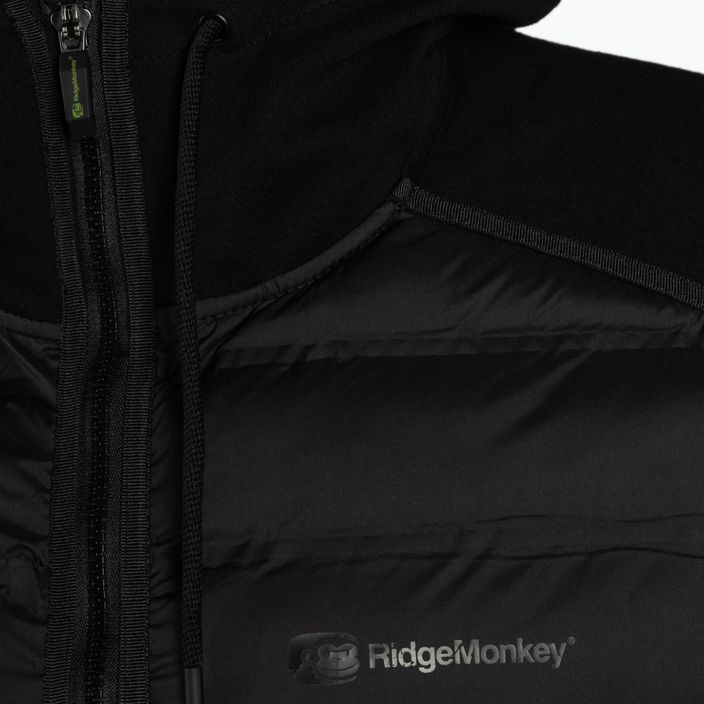 Herren Angeljacke Ridgemonkey Apearel Heavyweight Zip Jacket schwarz RM653 3