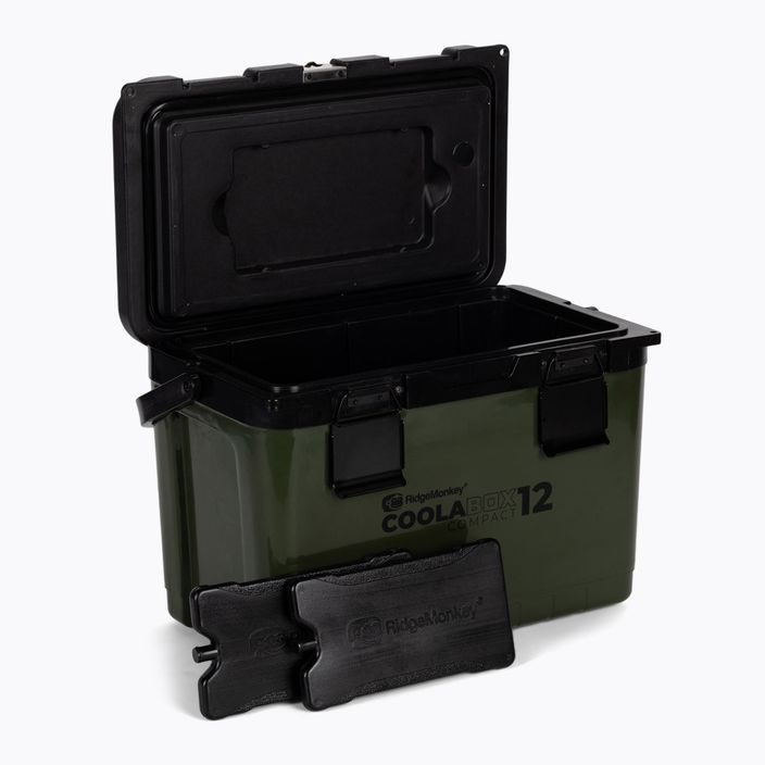 RidgeMonkey CoolaBox Kompakter Angelkühlschrank grün RM CLB 12 2