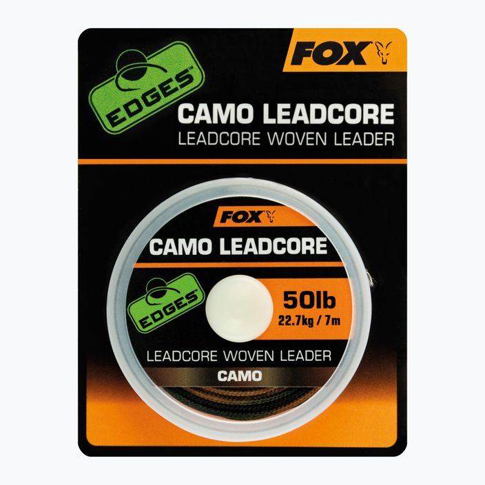 Fox Camo Leadcore 25m camo Karpfenvorfach Zopf CAC748
