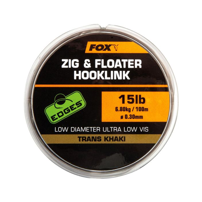 FOX Zig und Floater Hooklink 100m braune CML169 Schnur 2