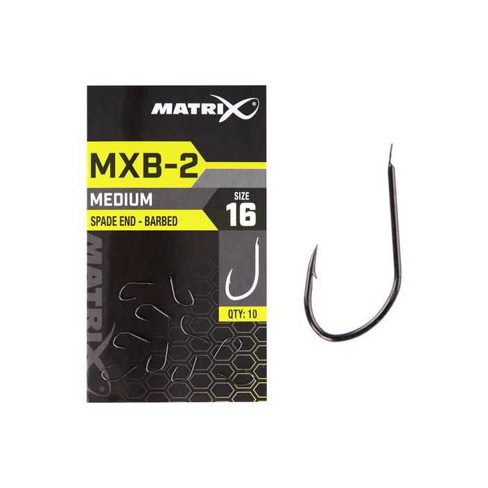 Matrix MXB-2 Barbed Spade End Methode Haken 10 Stück. GHK156 2