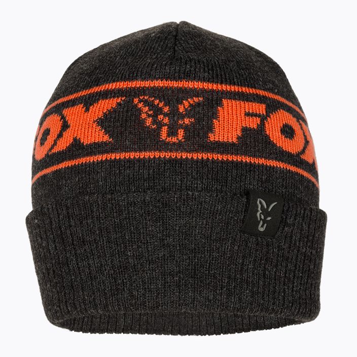 Fox International Collection Wintermütze schwarz/orange 2
