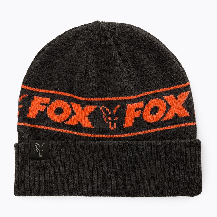 Fox International Collection Wintermütze schwarz/orange 5