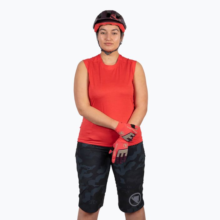 Fahrradtrikot Damen Endura Singletrack Tank Top pomegranate 6