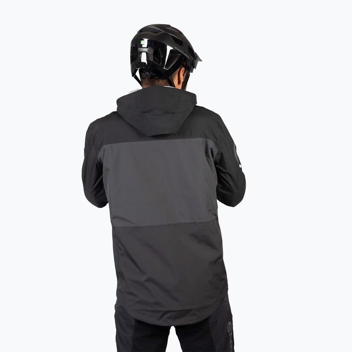 Fahrradjacke Herren Endura Singletrack II Waterproof matt black 3