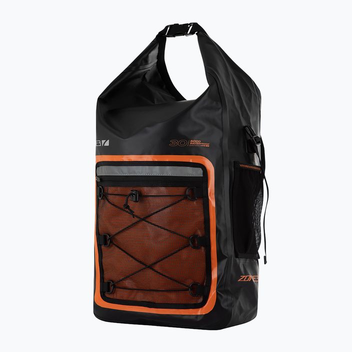 ZONE3 Dry Bag Wasserdicht 30 l orange/schwarz Rucksack