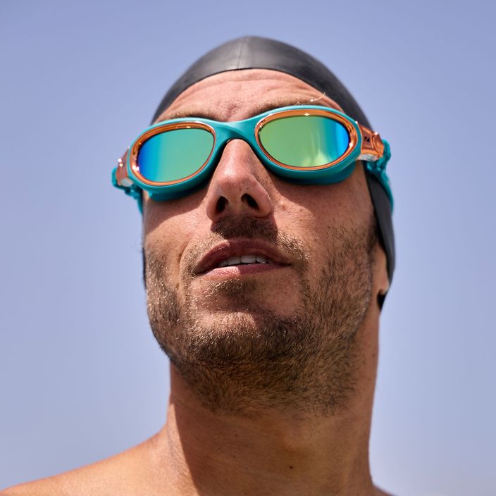 ZONE3 Venator-X Schwimmbrille teal/cooper 7