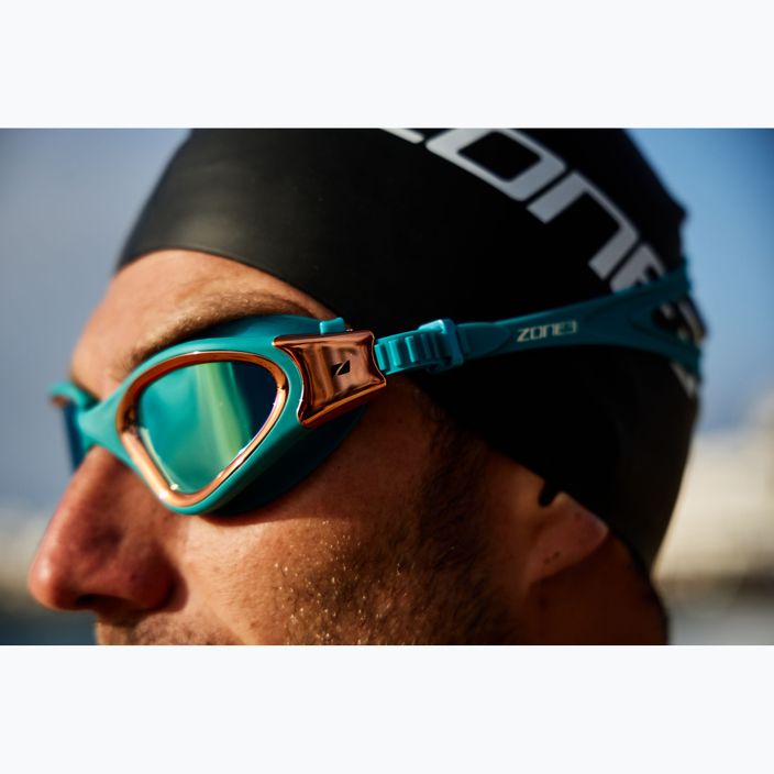ZONE3 Vapour teal/kupfer Schwimmbrille 7
