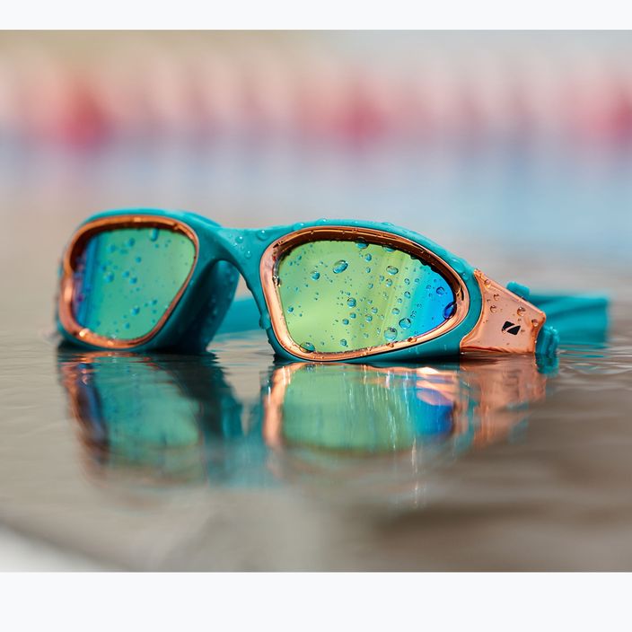 ZONE3 Vapour teal/kupfer Schwimmbrille 9