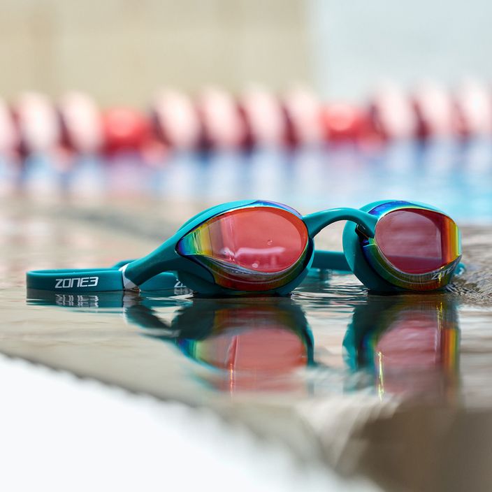 ZONE3 Volare Streamline Racing teal/kupfer Schwimmbrille 2